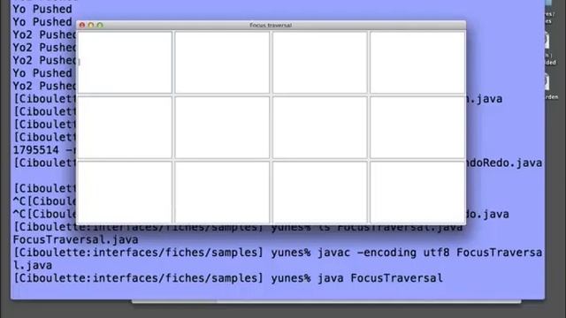 IHM GUI Java Swing n°10 p 3 Focus Traversal смотреть онлайн