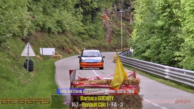 Renault Clio 1 - Barbara GOEHRY - HILL CLIMB - 2018 - Abreschviller-St. Quirin смотреть онлайн