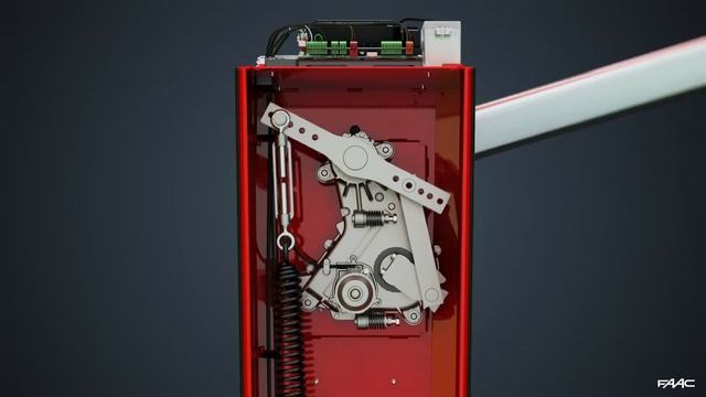 FAAC B614 электромеханический шлагбаум 24В RU смотреть онлайн