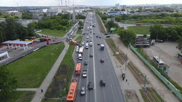 Выделенная полоса на проспекте Ленина между станциями метро «Автозаводская» и «Пролетарская» (3/3) смотреть онлайн