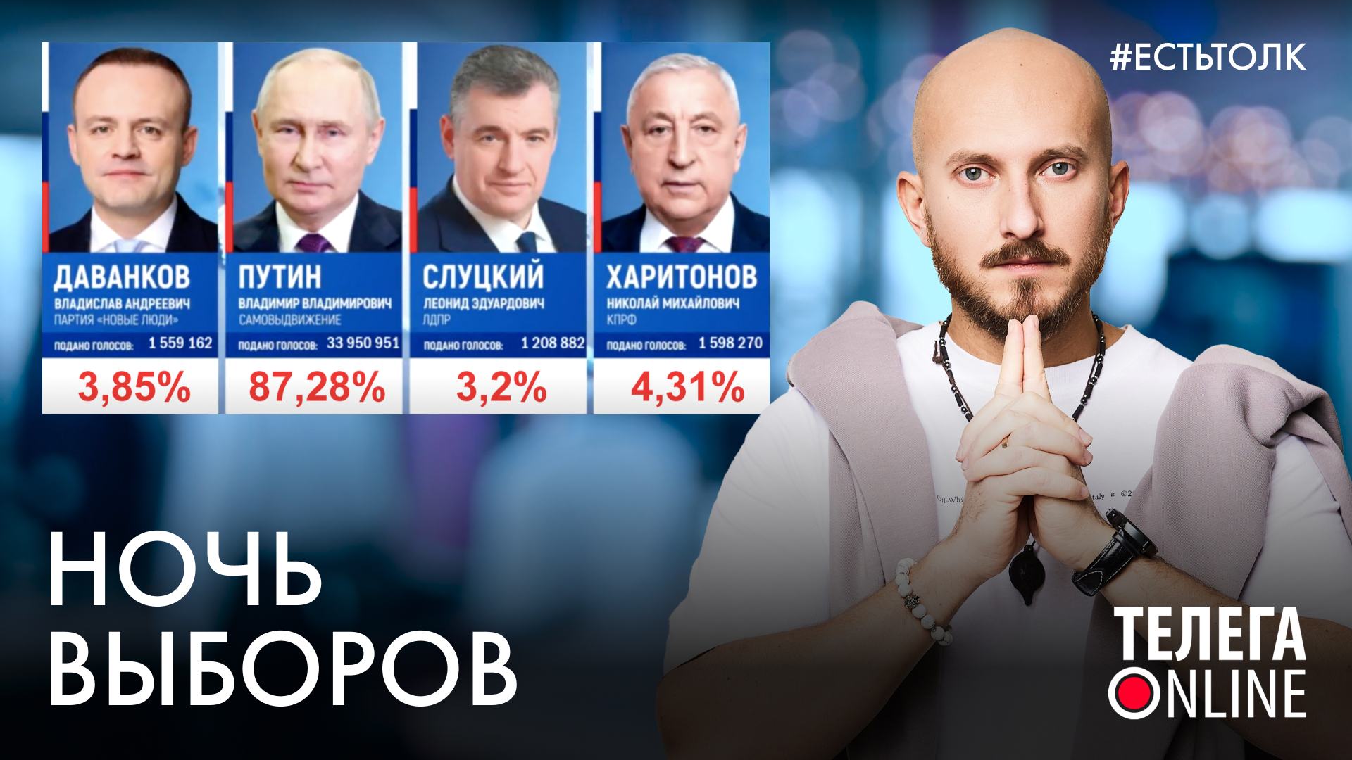 #естьтолк / Ночь выборов / Телега Online смотреть онлайн