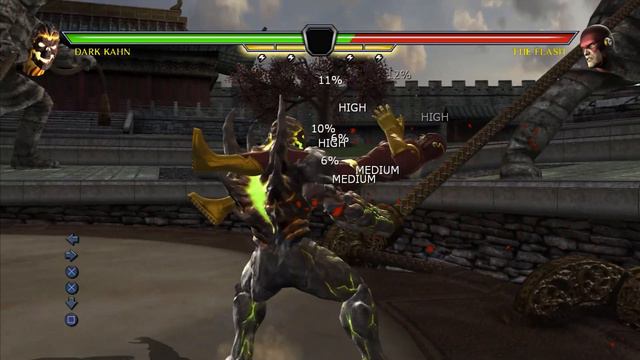 Mortal Kombat vs DC Universe - Dark Kahn 114% Combo смотреть онлайн