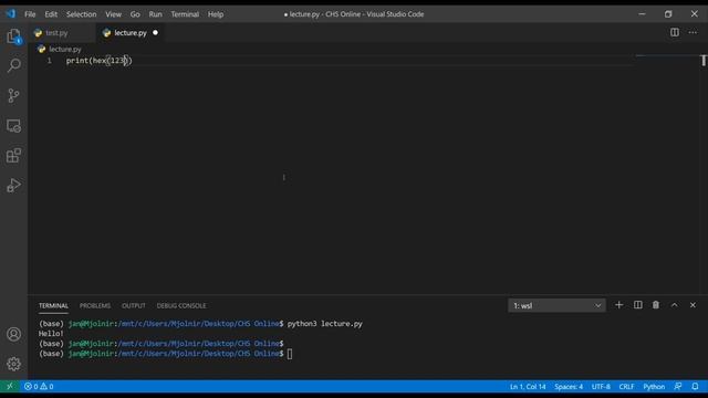CHS Python Lecture 12 - Hexadecimal Numbers & ASCII Encoding смотреть онлайн
