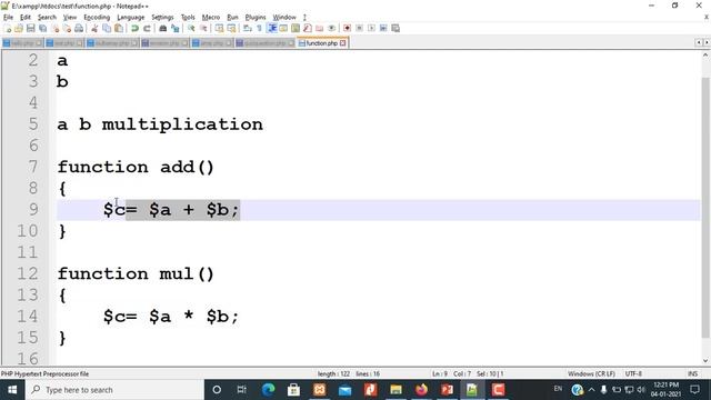 PHP | What is Function ? | Why we use Functions ? смотреть онлайн
