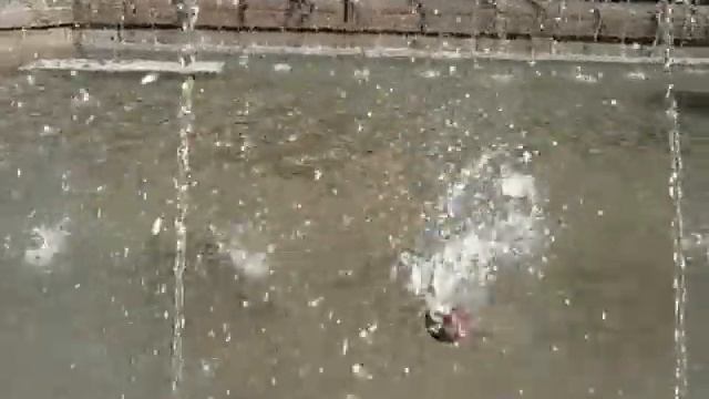 Фокус із каштанами у фонтані :)