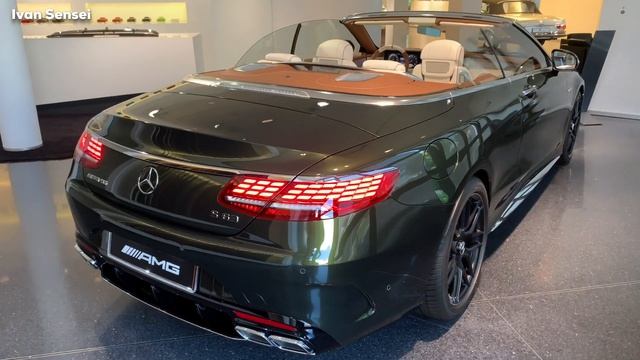 2019 MERCEDES AMG S63 V8 BRUTAL Olive Green FULL Review VIP CENTER OF EXCELLENCE Showroom Germany смотреть онлайн