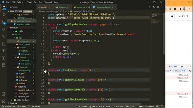 Make movies app with React in Hindi | Part 2 | Beginner Projects смотреть онлайн