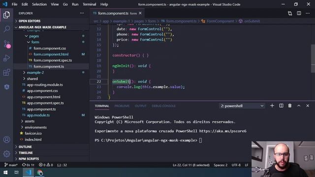 Como usar mascaras nos inputs com ngx-mask смотреть онлайн