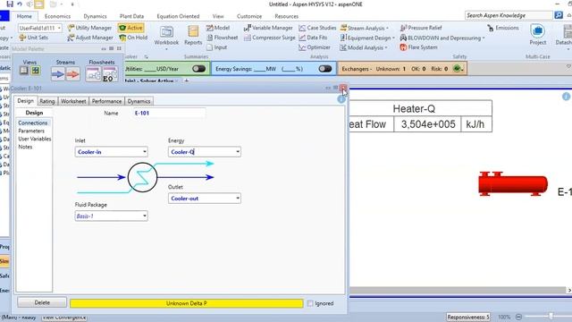 HYSYS 27: Heater, Cooler, & Heat Exchanger