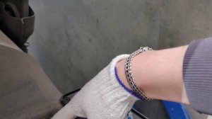 Установка передних увеличенных, эластичных брызговиков Hyundai Santa-Fe\Хэнде Санта-фе ТМ 2018+