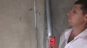 Установка маяков на крепления.