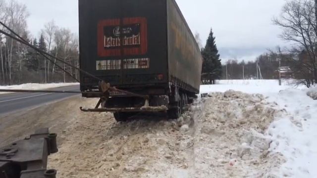 Вытяжка из кювета фуры Рено смотреть онлайн