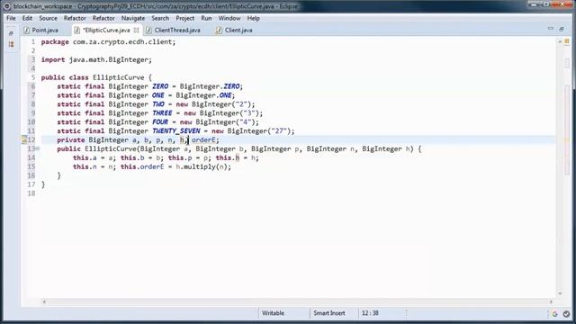 (Elliptic Curve Diffie–Hellman key exchange + JAVA) Public Key Cryptography Prototype Project 09 смотреть онлайн