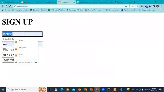 PHP & MySQL part-2 | eLearning | How to create a Form using PHP & MySQL | Xampp & phpmyadmin смотреть онлайн