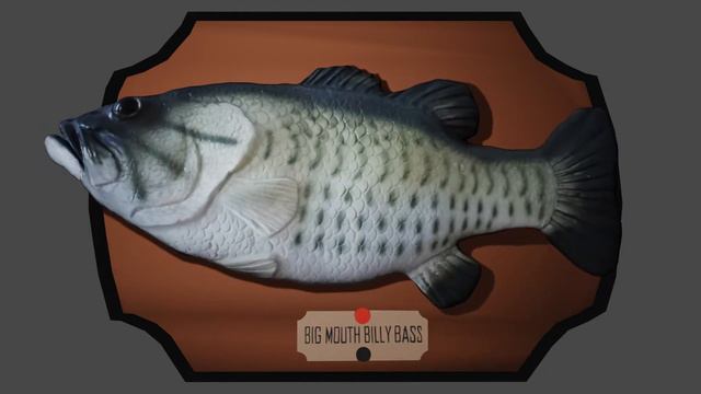 Big Mouth Billy Bass 3D Model