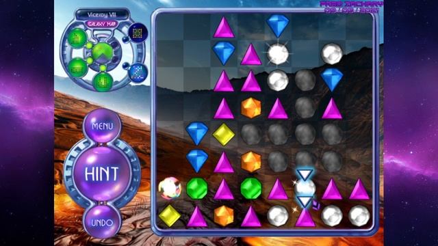 Bejeweled 2 (PC 2004) | Puzzle Mode (All 16 Puzzle Planets) смотреть онлайн