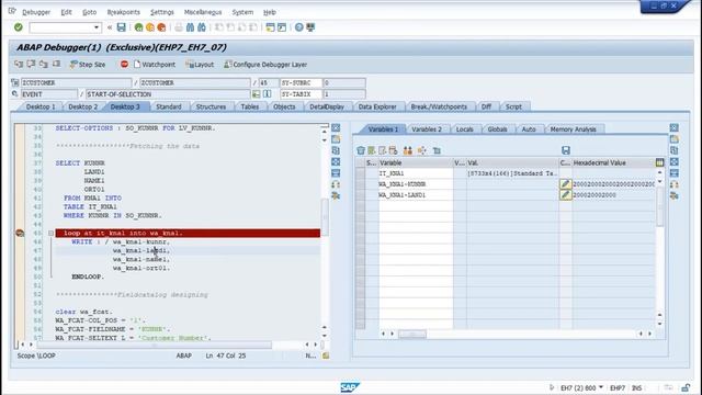 SAP ABAP : Debugging Techniques