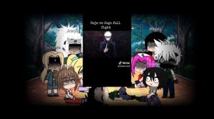 Naruto friends react to him as gojo (my au)