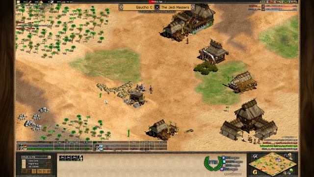 AoC S41, D1, R5 - Gaucho|C vs. TheJedi, G1 - Age of Empires II: The Conquerors Clan League Season 4 смотреть онлайн