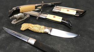 Складные "Финки НКВД" и ножи с фиксированным клинком скандинавского типа