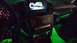 Подсветка салона Mercedes-Benz ML, GL, GLE, GLS, W166, X166.