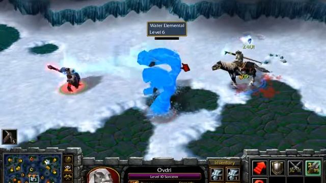 Warcraft 3 Versus - Sorceror (Dark Iron Clan Hero) Vs Archmage (Human Hero) - Full Levels смотреть онлайн