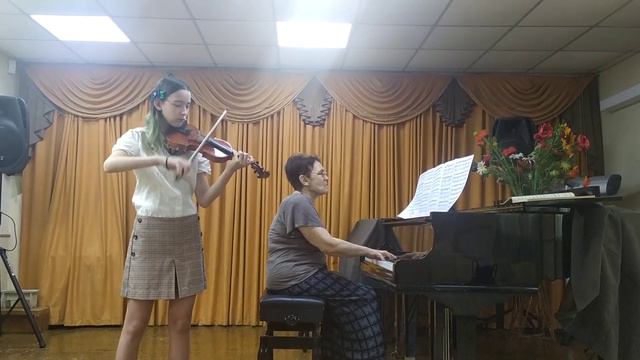 Этюд (Фиорилло), скрипка с аккомпанементом, Вероника Вогнистая смотреть онлайн