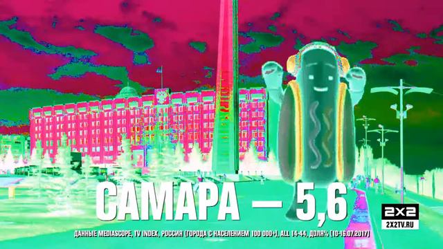 Рейтинги 2х2 в городах за 10-16 июля смотреть онлайн