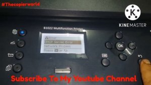 Xerox B1022 Part Replacement Alert | Xerox B1022 Service Mode | Xerox B1022 Maintenance Count Reset