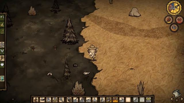 Донт старв (Don't Starve) #2 Ядовитые ягоды, сумасшествие, начало. смотреть онлайн