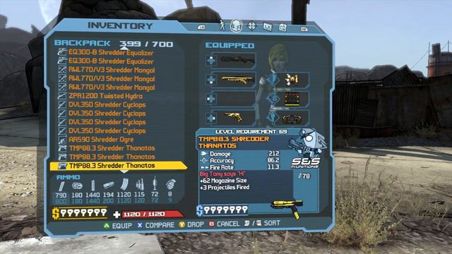 Borderlands - Modded Inventory And Character / Xbox 360 / Guns, Shields, Ect With Downloads смотреть онлайн