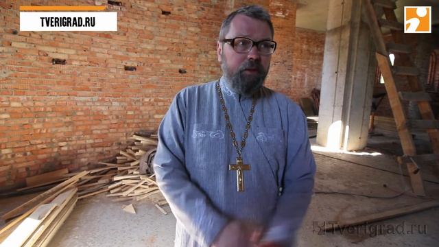 В Конаково строят уникальный для города храм. Тверская область смотреть онлайн