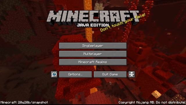 Minecraft 1.16 Nether Title Screen (Nether Update) 10 Minutes смотреть онлайн