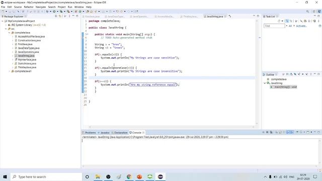 String Comparison in Java | Learn Java in Tamil | Java Tamil Vathiyar | Part - 24 смотреть онлайн
