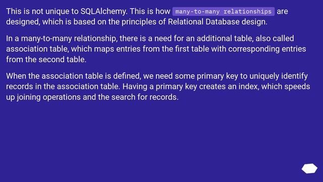 Why are the foreign keys in a SQLAlchemy Association Object marked as primary keys? смотреть онлайн