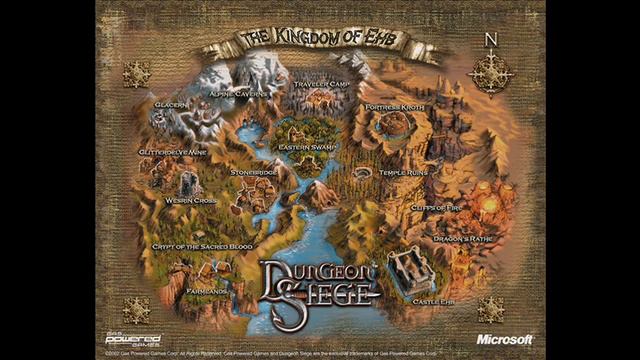 Dungeon Siege 1 - Stonebridge Epic Music смотреть онлайн