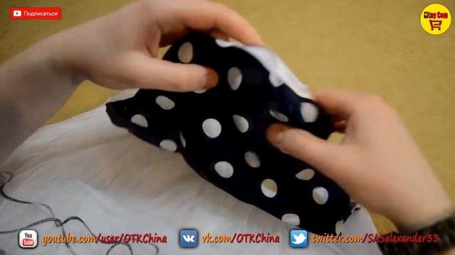 Детское платье в горошек из Китая с Aliexpress смотреть онлайн