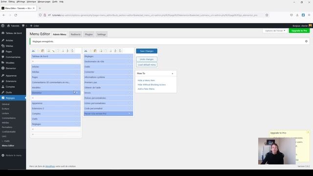 Personnaliser l'administration de Wordpress смотреть онлайн