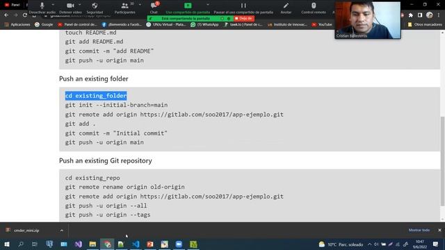 Clase 22(8) Git Gitlab Repositorios remotos commit push ramas + clone invitar mienbros + sourcetree смотреть онлайн