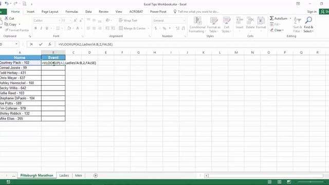 Excel Tip: VLOOKUP to Two Tables смотреть онлайн