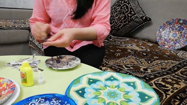 Декоративные тарелки из папье-маше ??? смотреть онлайн