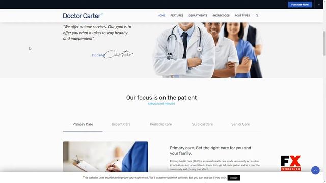 Doctor Carter - Medical WordPress Theme Athelstan Wenceslaus смотреть онлайн