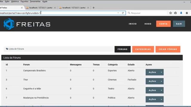 Portal de Notícias PHP 7 - Aula 11 - Verificando se id do fórum existe смотреть онлайн