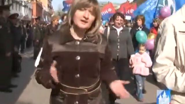 Первомайская демонстрация в Саратове смотреть онлайн