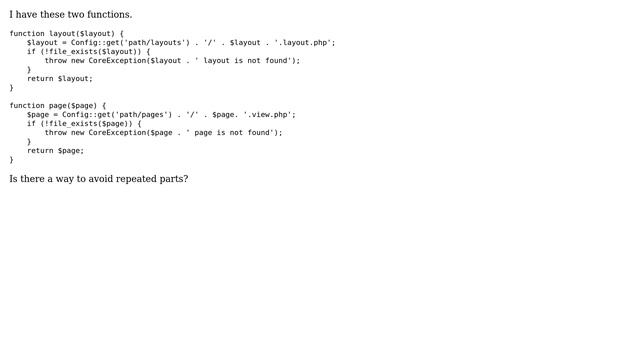 Code Review: Returning the path to PHP pages for a layout and a view, if they exist смотреть онлайн