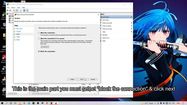 Block Or Allow Internet Connection Particular Application Windows 10 Firewall Tamil смотреть онлайн