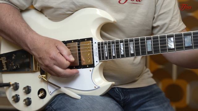 Gibson 1963 Les Paul SG Custom Reissue VOS Classic White #206013 played by Tom Punt | Demo смотреть онлайн