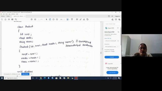 Chapter 7 | JAVA Initialization of an object part 1 | Dr K Anuradha смотреть онлайн