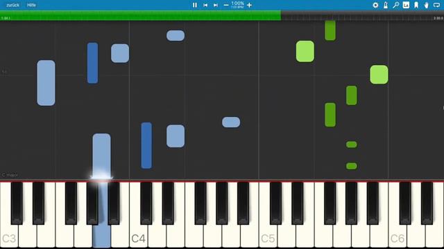 yaeow - Lost In Between - Synthesia - Piano Tutorial - BODO смотреть онлайн