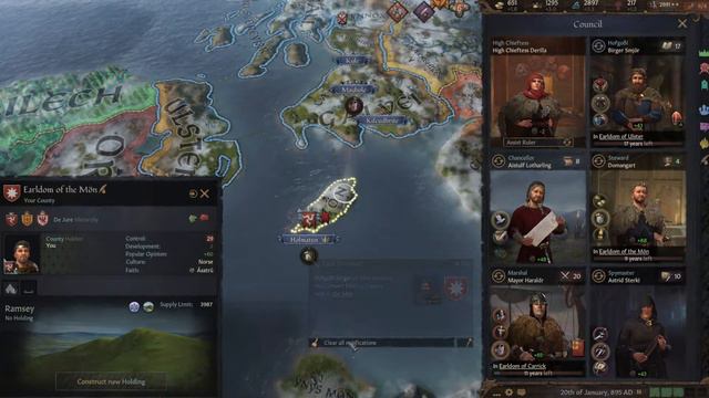 Crusader Kings 3: The King of Man: A tale of betrayal and power. Ep 05| CK3 Gameplay and Narration. смотреть онлайн
